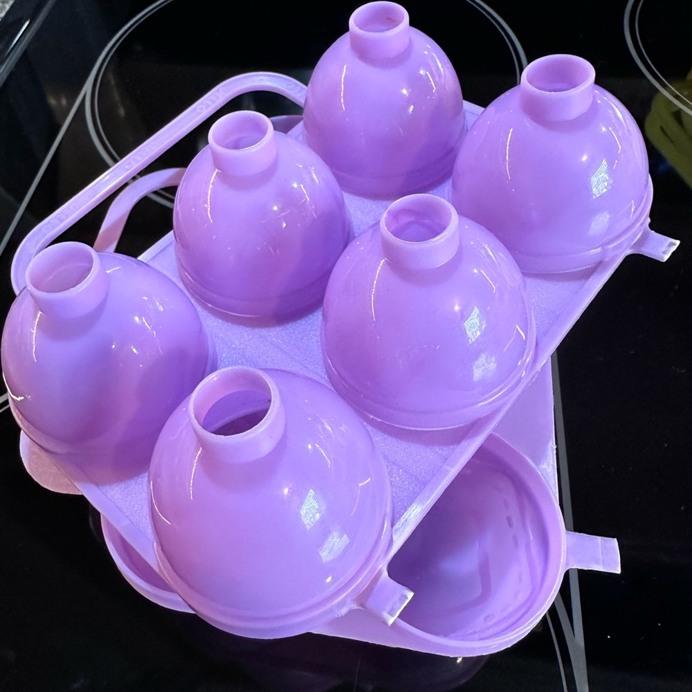 Jello Jell-O Jiggler Easter Egg Mold PURPLE Etched Design Pattern * SHIPS FAST!